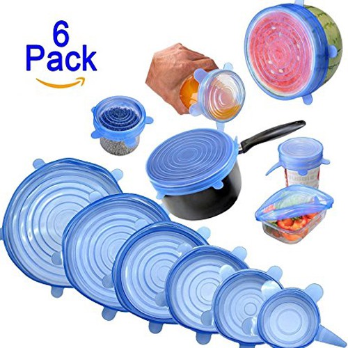 Set 6 nắp đậy thực phẩm silicon siêu dai