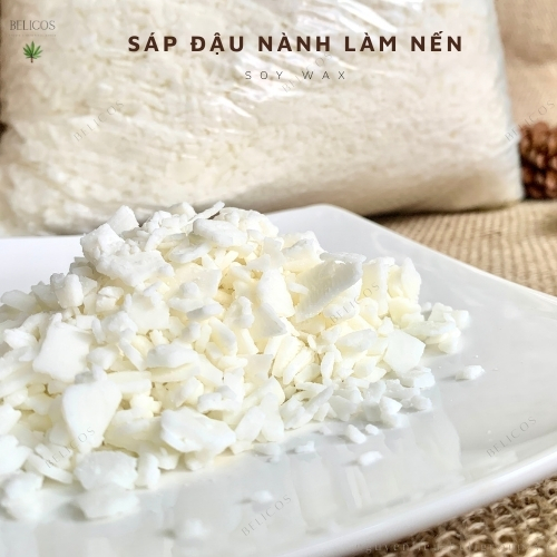 Sáp đậu nành làm nến 500g/1Kg Sáp nến thiên nhiên dạng vảy