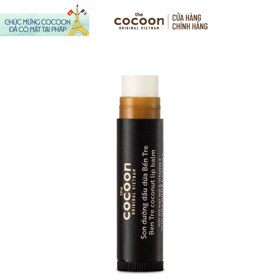 Son dưỡng dầu dừa Bến Tre Cocoon dưỡng ẩm môi 5g