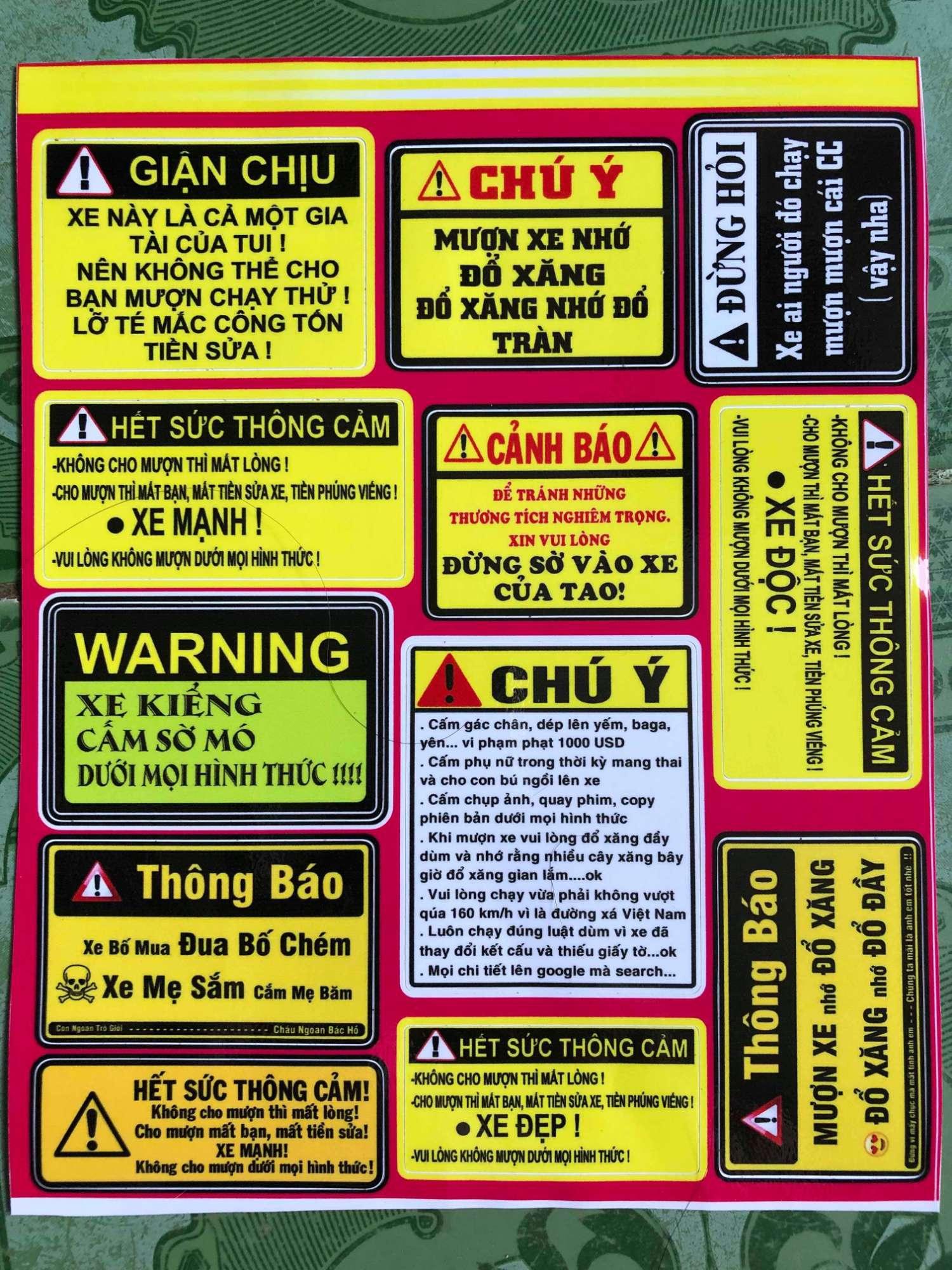 tem logo cảnh báo trọn bộ