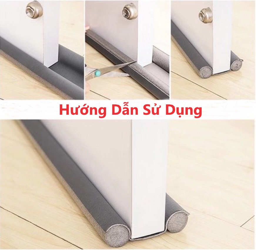 Thanh Chặn Khe Cửa Đa Năng Chống Ồn, Chống Côn Trùng, Chống Bụi - Đủ Kích Thước Giá Tốt