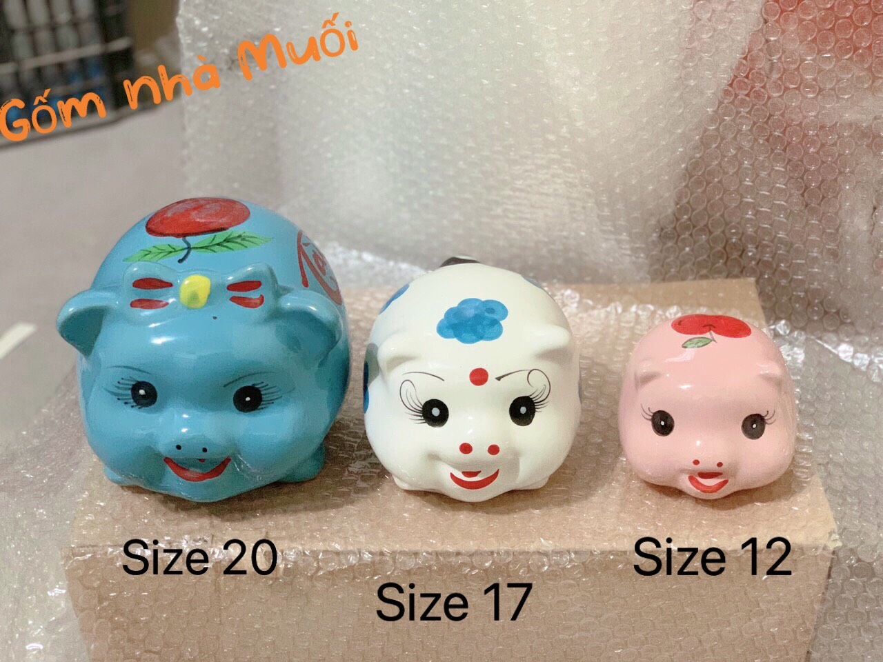 Lợn sứ. Heo sứ tiết kiệm