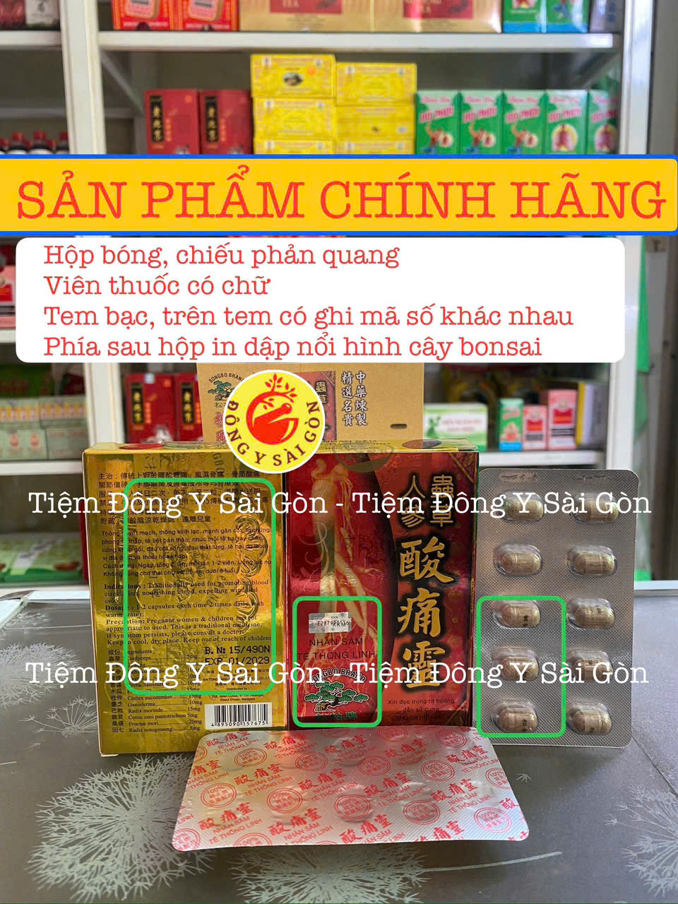  Nhân Sâm Tê Thống Linh Malay SẢN PHẨM CHÍNH HÃNG  Hộp 20 viên Mẫu mới nhất Date mới  