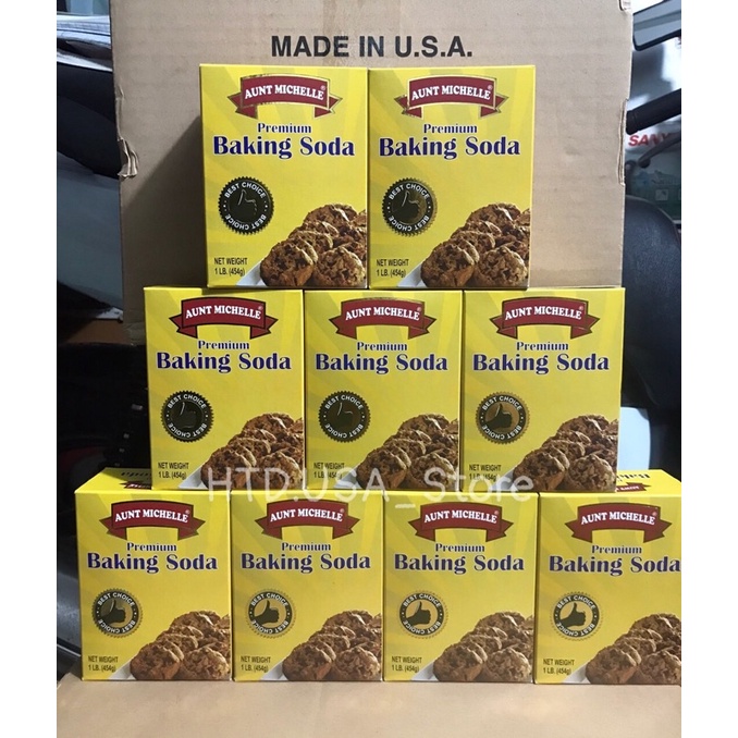 Mẫu mới pure baking soda 454 gam, hay bột nở banking soda, bankin soda