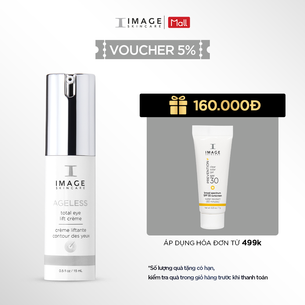 Kem dưỡng vùng mắt trẻ hoá và làm mờ nếp nhăn - Image Skincare AGELESS Total Eye Lift Crème 15ml