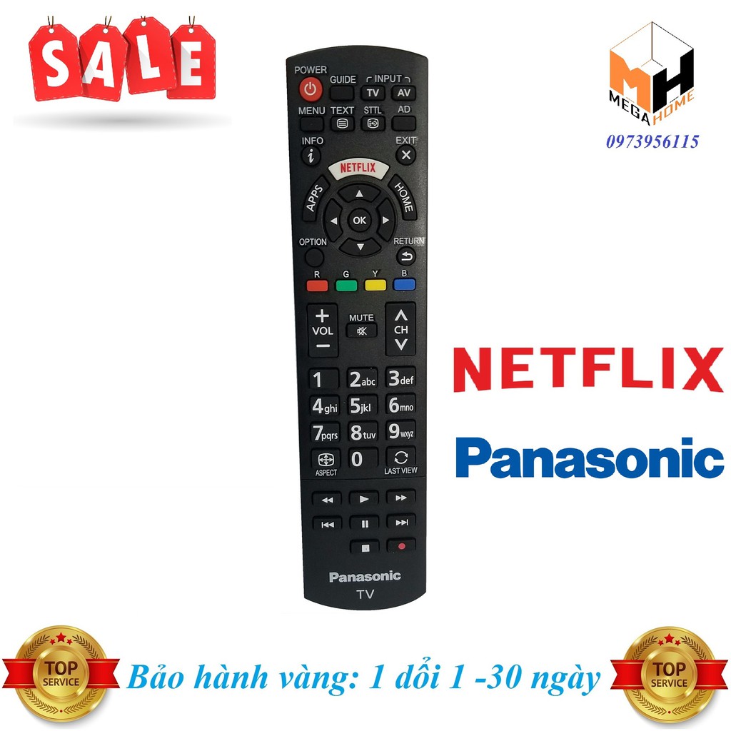 Điều khiển tivi Panasonic  Remote tivi Panasonic smart