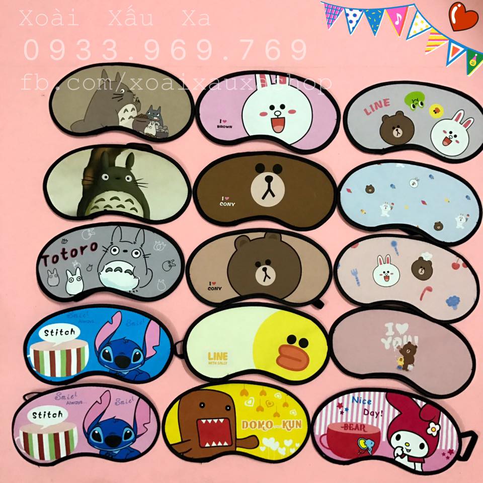 Bịt mắt ngủ dạng nước