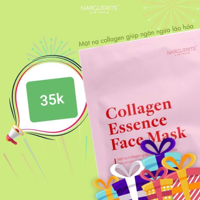 Mặt Nạ Dừa Sinh Học Narguerite Giao Màu Ngẫu Nhiên