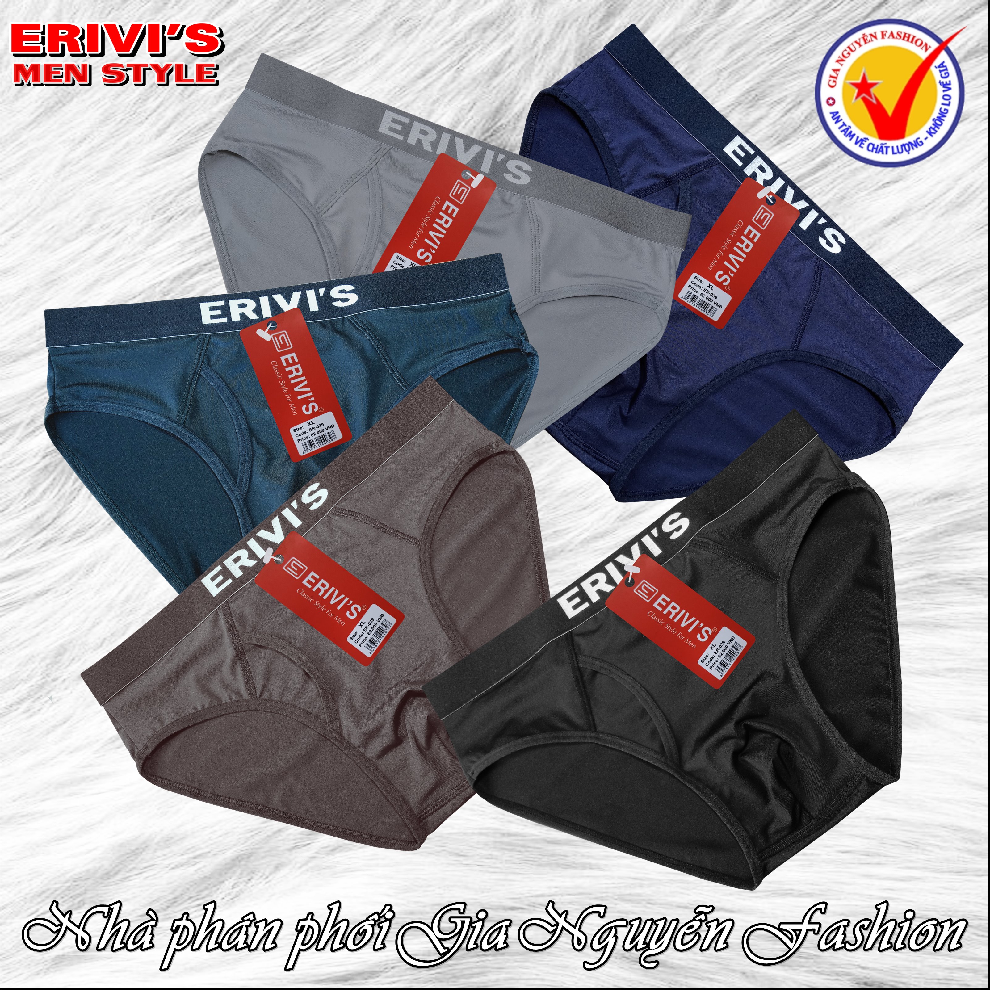 Hoàn tiền 15% - combo 5 quần cao cấp erivis - thun lạnh 4 chiều mẫu mới hàng chất lượng cao
