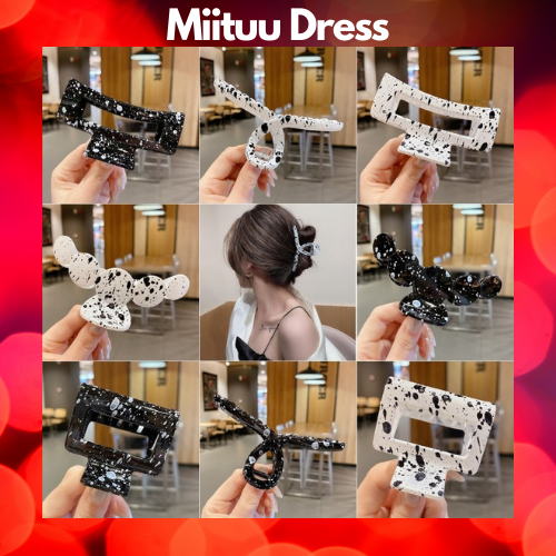 Kẹp tóc càng cua bò sữa cặp búi tóc phụ kiện tóc giữ sóng đáng yêu phong cách Hàn Quốc Miituu KBS