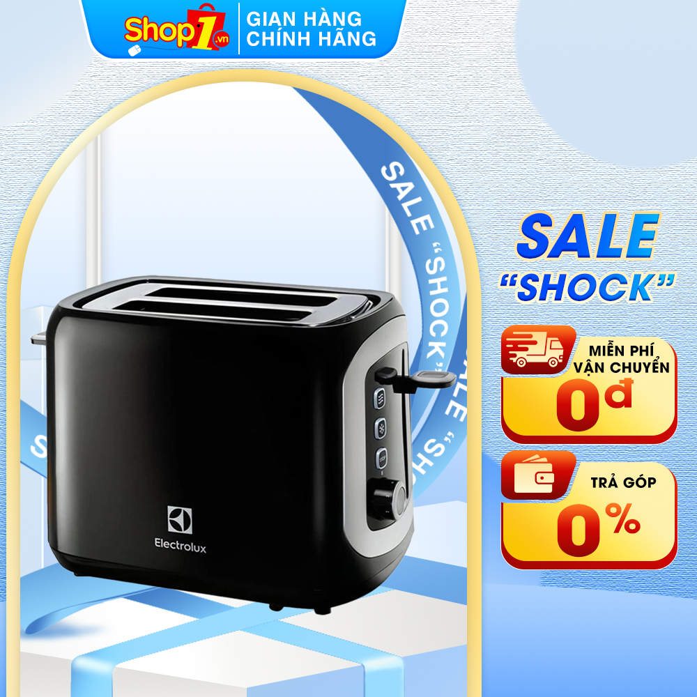 Lò nướng bánh mì Electrolux ETS3505 - Công suất 800W Ngắt khi đang thực hiện chương trình Rã đông Hâm nóng