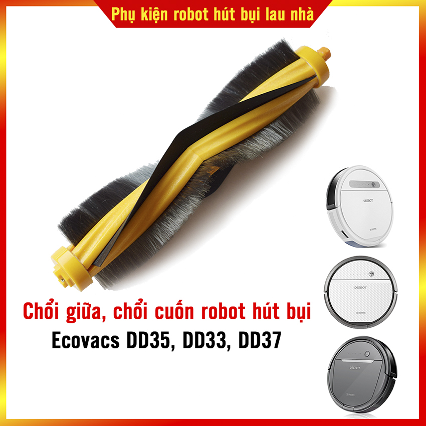 Chổi cuốn, chổi giữa robot hút bụi lau nhà Ecovacs DD35, DD33, DD37