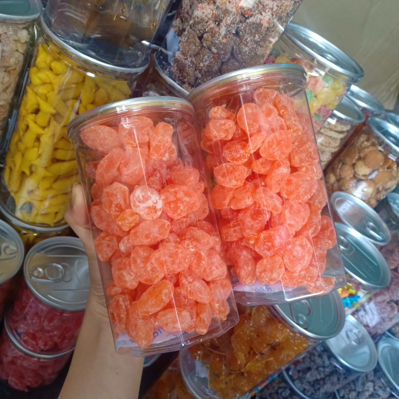 Hủ 500gr xí muội đào không hạt loại ngon