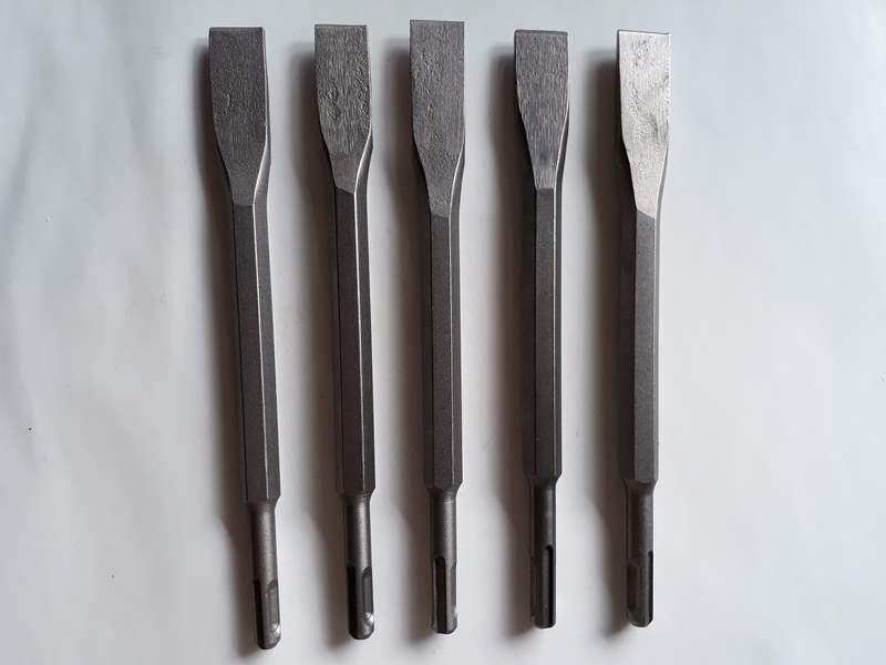 BỘ 5 MŨI ĐỤC BÊ TÔNG ĐẦU GÀI TỰ ĐỘNG CHO CÁC LOẠI MÁY KHOAN ĐỤC BÊ TÔNG ĐẦU GÀI TỰ ĐỘNG - BỘ 5 MŨI KHOAN MŨI ĐỤC BÊ TÔNG LOẠI TỐT ĐẦU 14MM MŨI ĐỤC BÊ TÔNG ĐẦU DẸT VÀ MŨI ĐỤC BÊ TÔNG ĐẦU NHỌN 14 LI