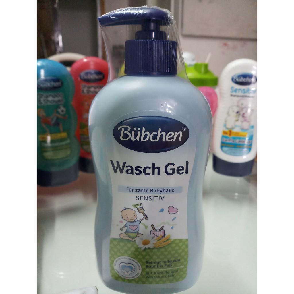 HCMSữa tắm gội chung dành cho trẻ sơ sinh Bubchen Wasch Gel 400ml