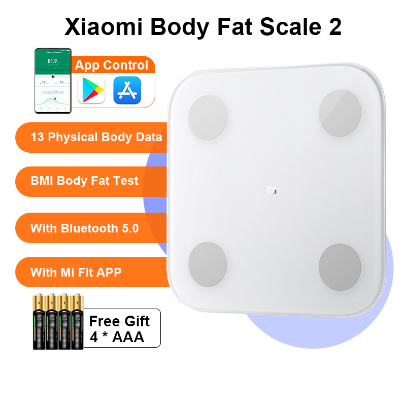 Cân sức khỏe điện tử thông minh Xiaomi Mi Smart Scale Gen 2 phân tích chỉ