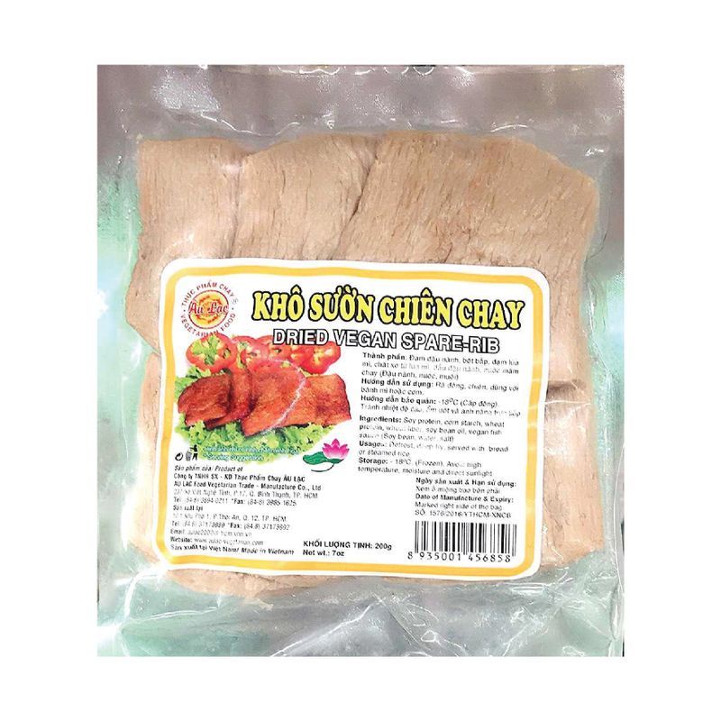 Khô Sườn Chiên Chay Âu Lạc - 200g