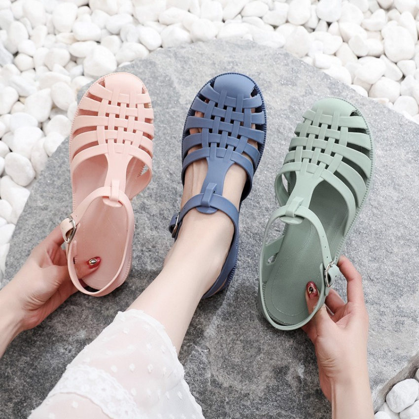Sandal nữ bít mũi dép sục nữ dáng rọ nữ chống nước tuyệt đối MSP RỌ, giày dép nữ, sandal nữ, sandal, sục nữ