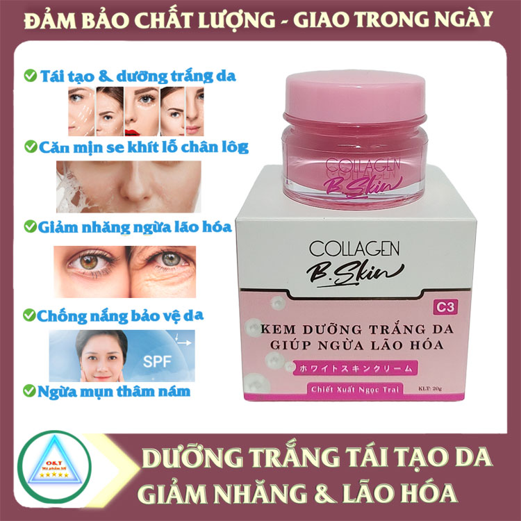 Kem dưỡng trắng giữ ẩm chống nắng ngừa lão hóa da B Collagen Nhật
