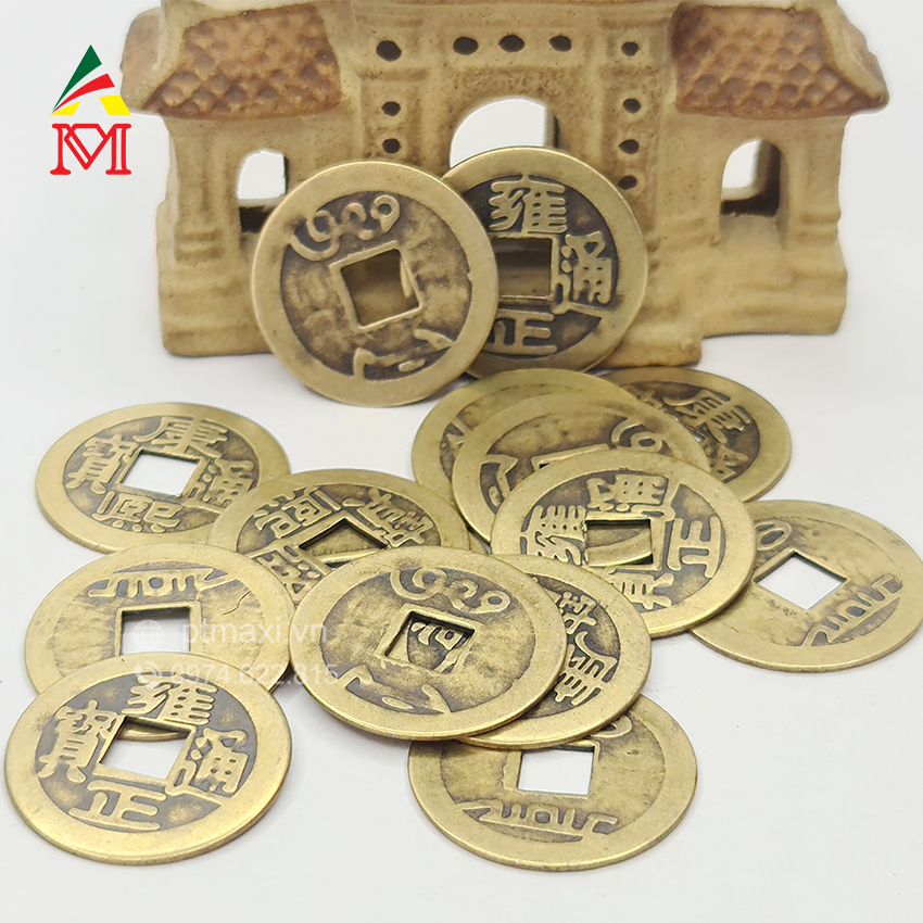 Combo 15 Đồng Tiền Xu Cổ Phong Thuỷ Trong Bộ Xu Ngũ Đế