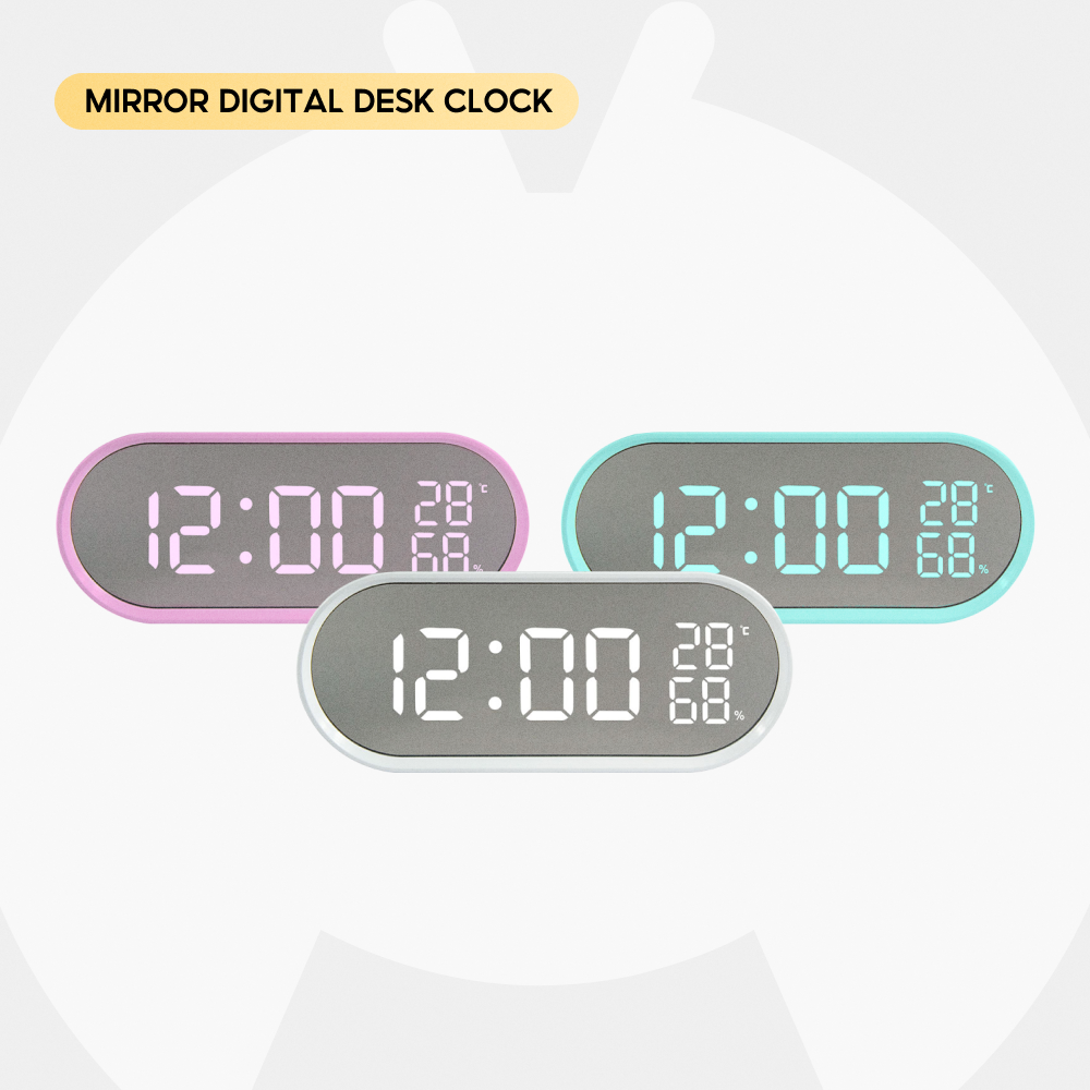 Đồng Hồ Để Bàn Thông Minh ARIZE BANDIZ Mirror Digital Desk Clock