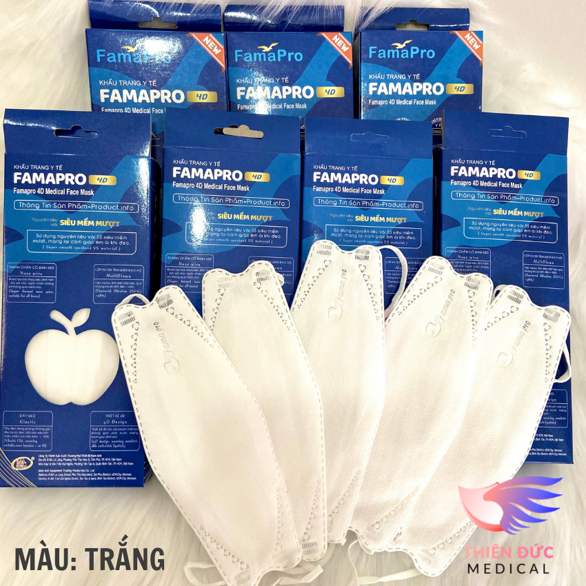 Thùng 500 khẩu trang 4d famapro kháng khuẩn