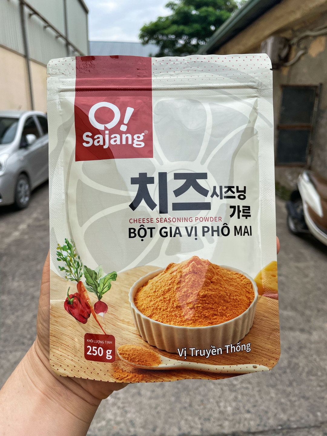 250g Bột phô mai lắc Sajang Hàn Quốc