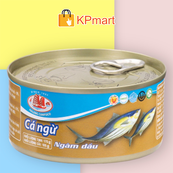 Cá ngừ ngâm dầu hạ long canfoco 175g/105