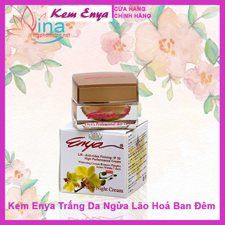 [HCM]Kem ENYA dưỡng trắng da chống lão hóa ban đêm 20gr