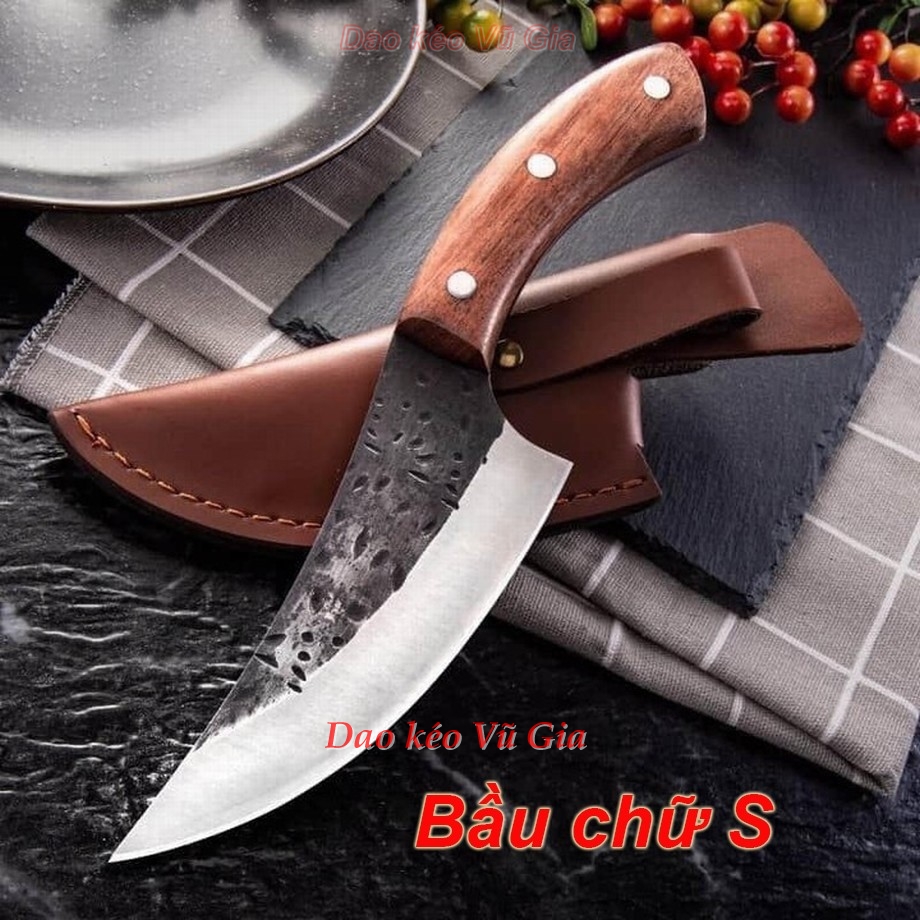 Dao lọc thái thịt thép nhíp hình s