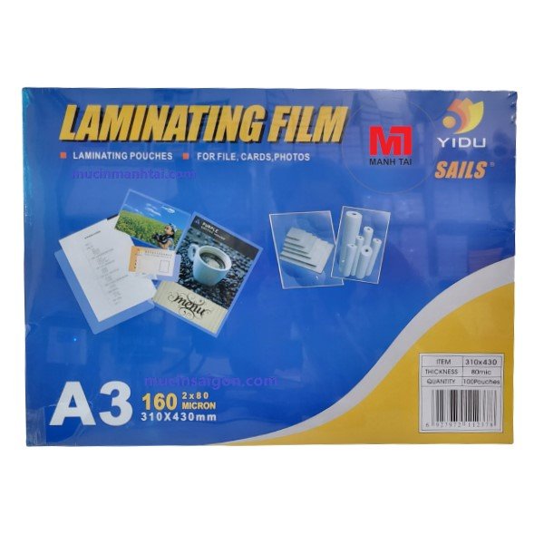 Màng ép plastic khổ a3 các loại - 55 mic / 80 mic - giấy ép plastic a3
