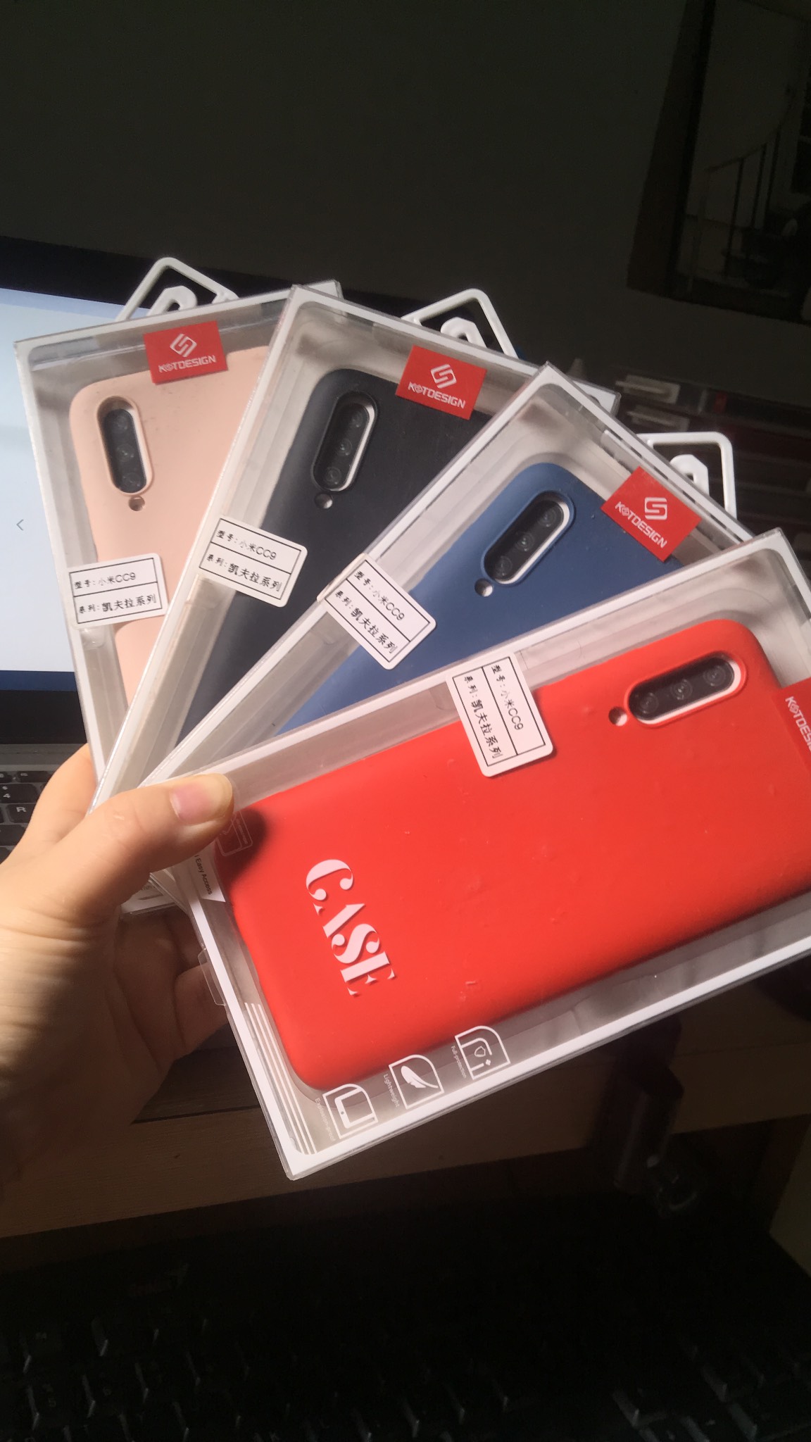 Ốp lưng xiaomi mi cc9, cc9e kstdesign dẻo màu thời trang