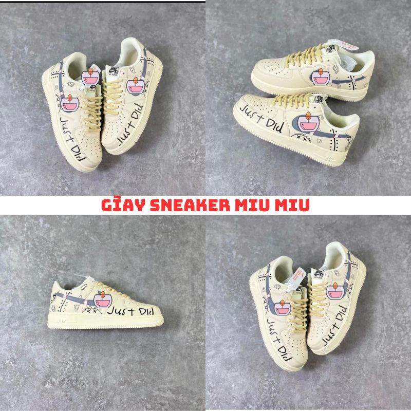 Giày thể thao af1 just did , air ford just did màu be dành cho nam nữ đủ size 36-43 đầy đủ box