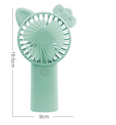 Quạt cầm tay mini, quạt mini cầm tay sạc điện, pin dung lượng lớn 1200mah, cổng sạc usb - funny times