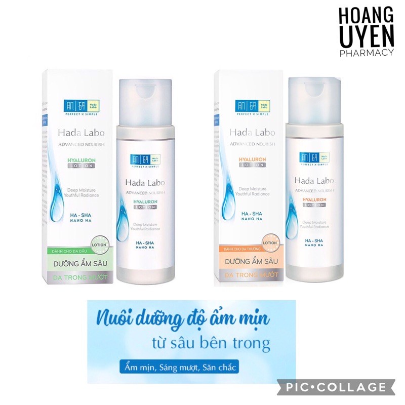 Dung dịch dưỡng ẩm tối ưu Hada Labo da dầu/ da thường - Da dầu 170ml