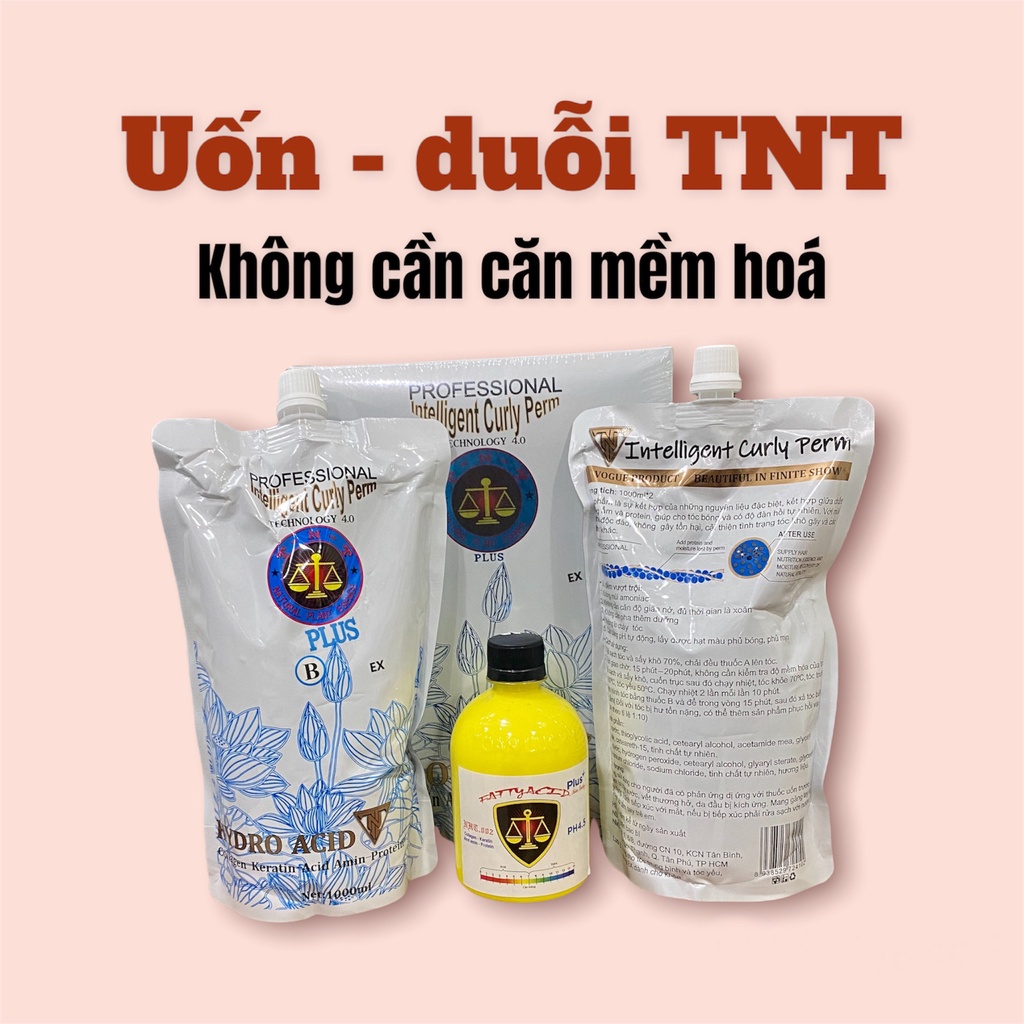 Thuốc uốn tóc hydro acid, thuốc uốn tóc tnt thông minh không quan tâm mềm hóa chính hãng công ty