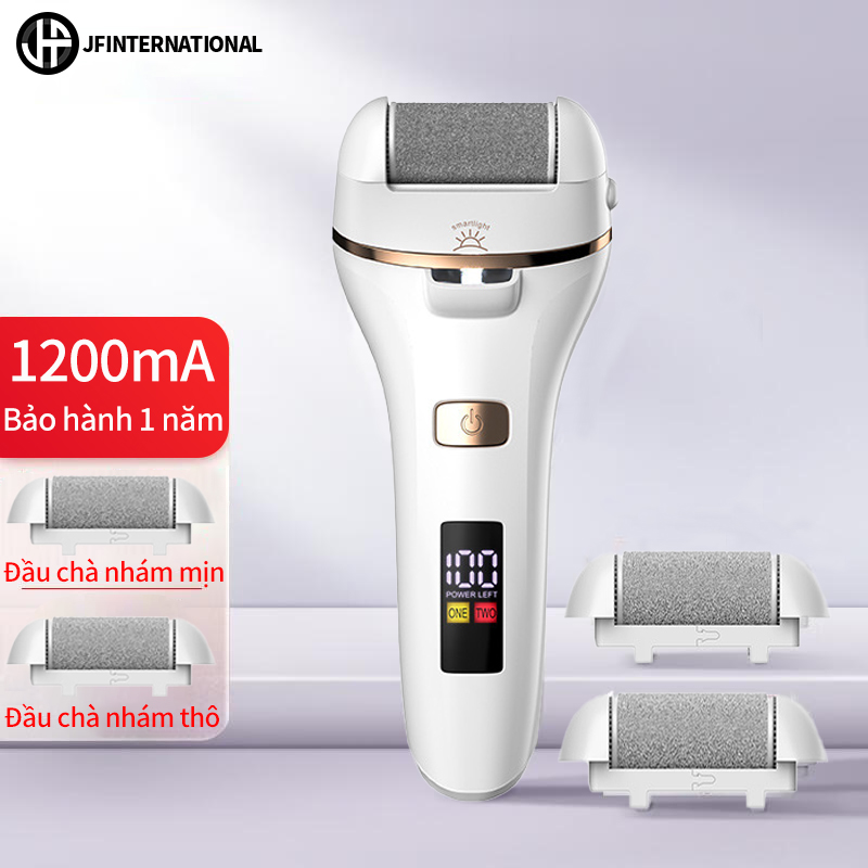 Máy chà gót chân máy tẩy da chết chân tự động hút bụi cọ gót chân khô nứt vết chai chân massage chân nhỏ gọn tiện lợi cao cấp
