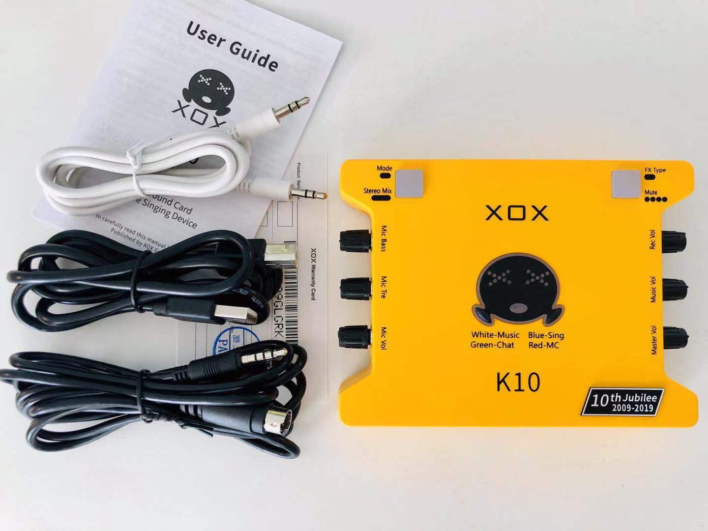 [HCM]Sound Card XOX K10 Phiên Bản Đặc Biệt Kỷ Niệm 10 Năm