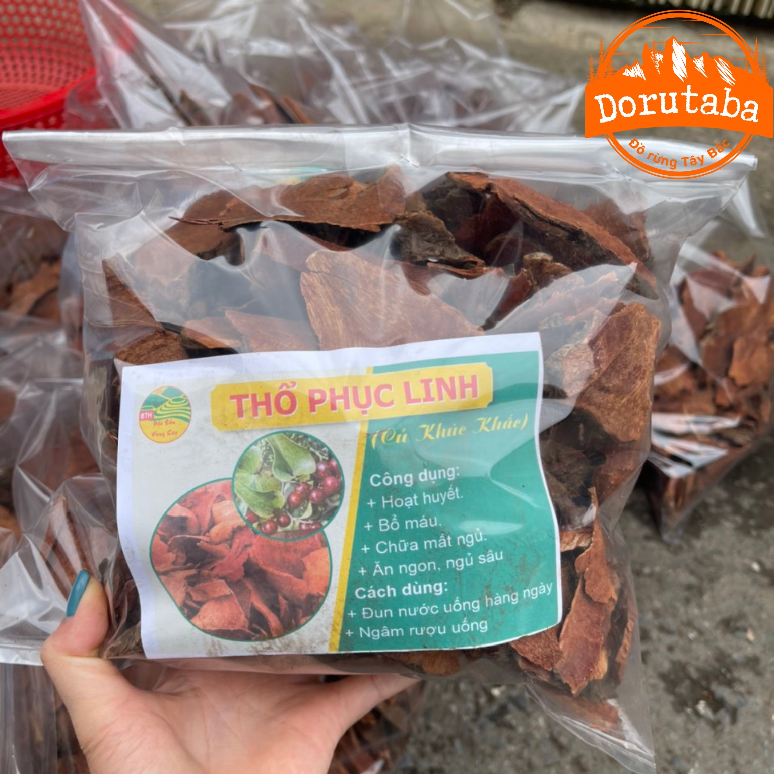 Củ khúc khắc đỏ khô, thổ phục linh khai thác rừng phơi khô từ thổ phục linh, khúc khắc đỏ tươi vị ngọt
