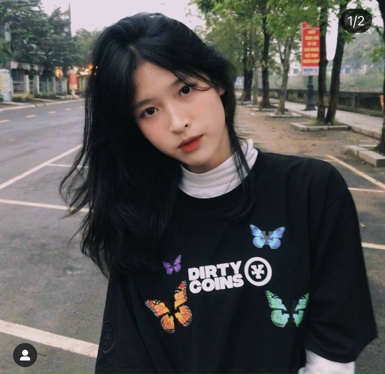 Áo thun dirty coin bướm cực chất unisex 3d from rộng cực hot teen 1redshop