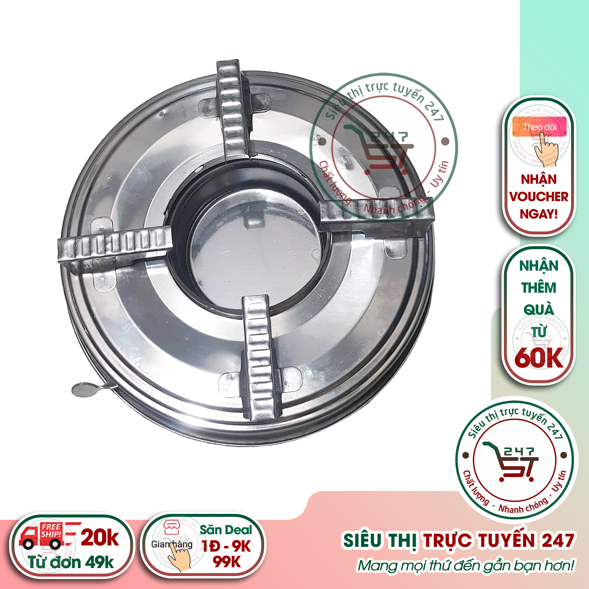 Bếp cồn khô inox cao cấp sử dụng tiết kiệm nhiên liệu