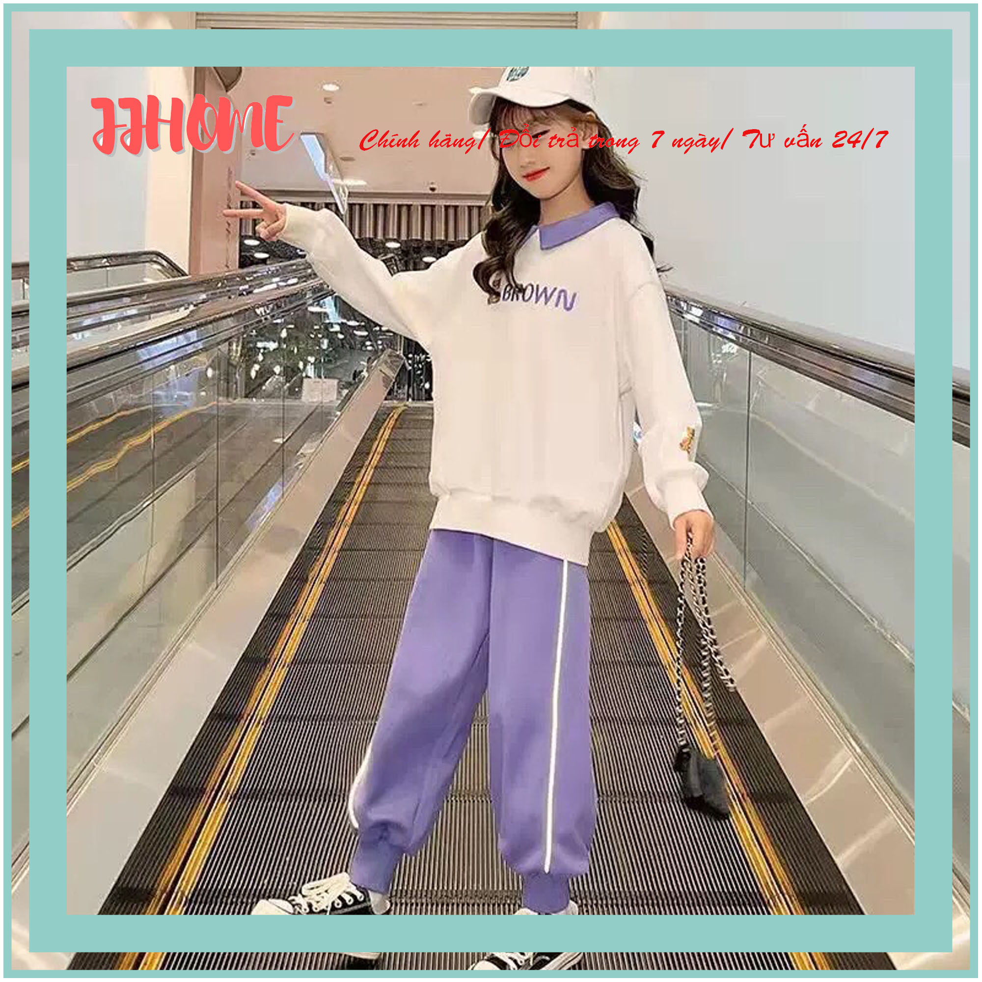 BỘ ĐỒ THỂ THAO THU ĐÔNG SIÊU KUTE CHO BÉ GÁI 9-10-11-12 TUỔI BAO ĐẸP