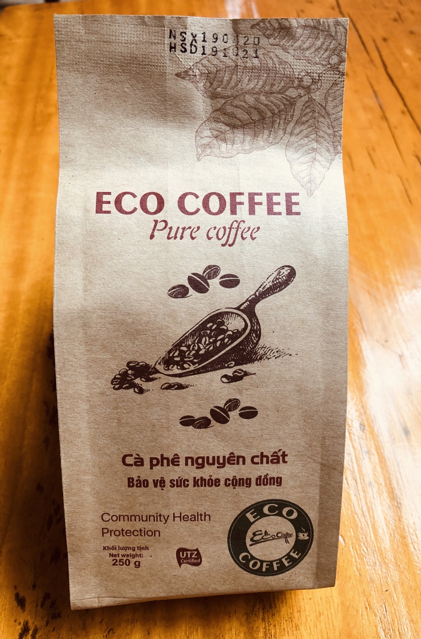 Cà phê bột nguyên chất Eco coffee