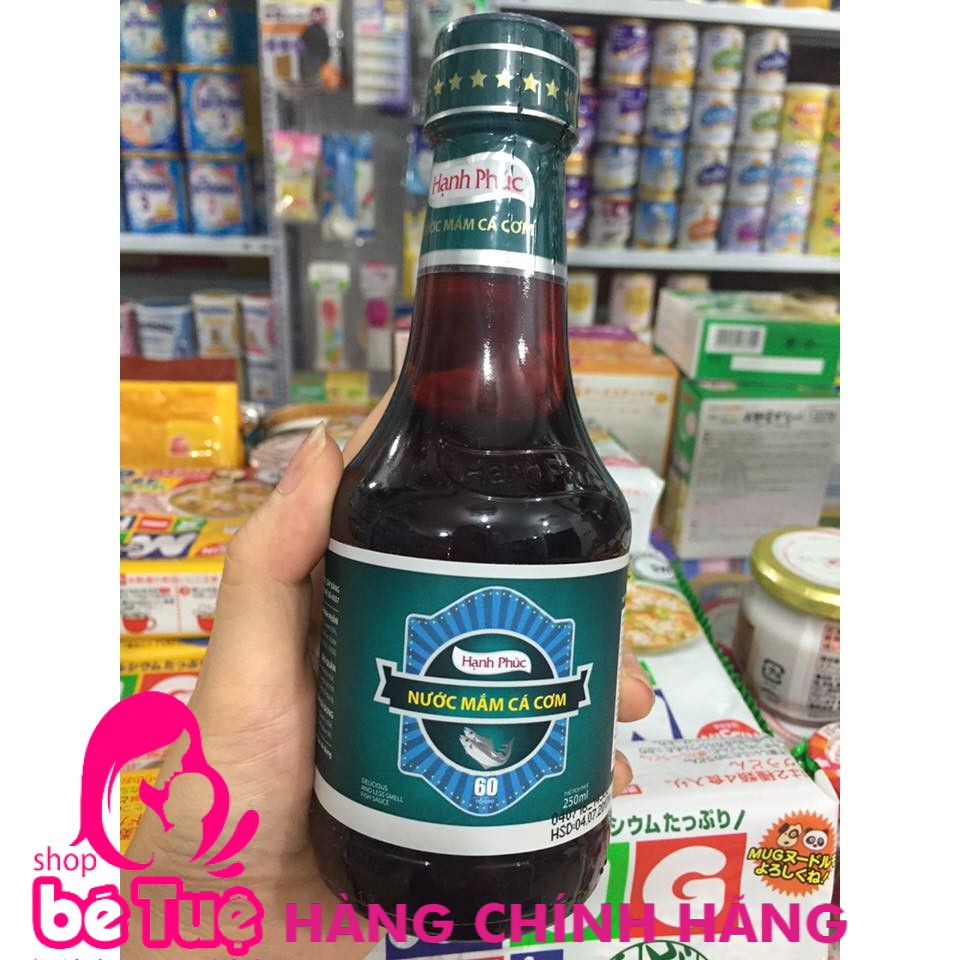 Nước Mắm Hạnh Phúc 60 Độ Đạm (250ml/Chai) Date Mới