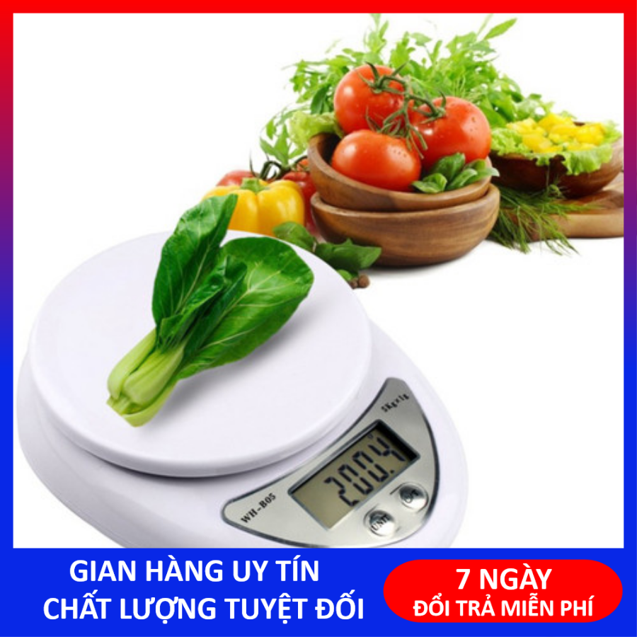 (FREESHIP) Cân điện tử thực phẩm cho nhà bếp 5kg - cân tiểu ly điện tử kèm pin siêu tiện lợi