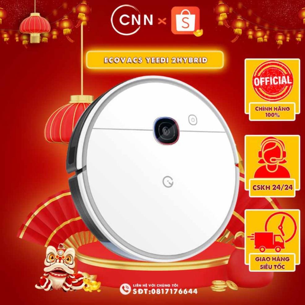 Robot hút bụi ddboot robot - robot hút bụi lau nhà ecovacs yeedi 2hybrid trưng bày new