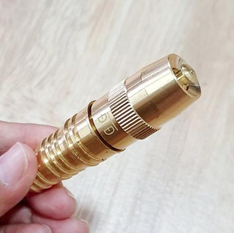 Béc tưới cây rửa xe - đầu vòi tưới bằng đồng - bép phun nước tưới vườn nhiều chế độ xoay