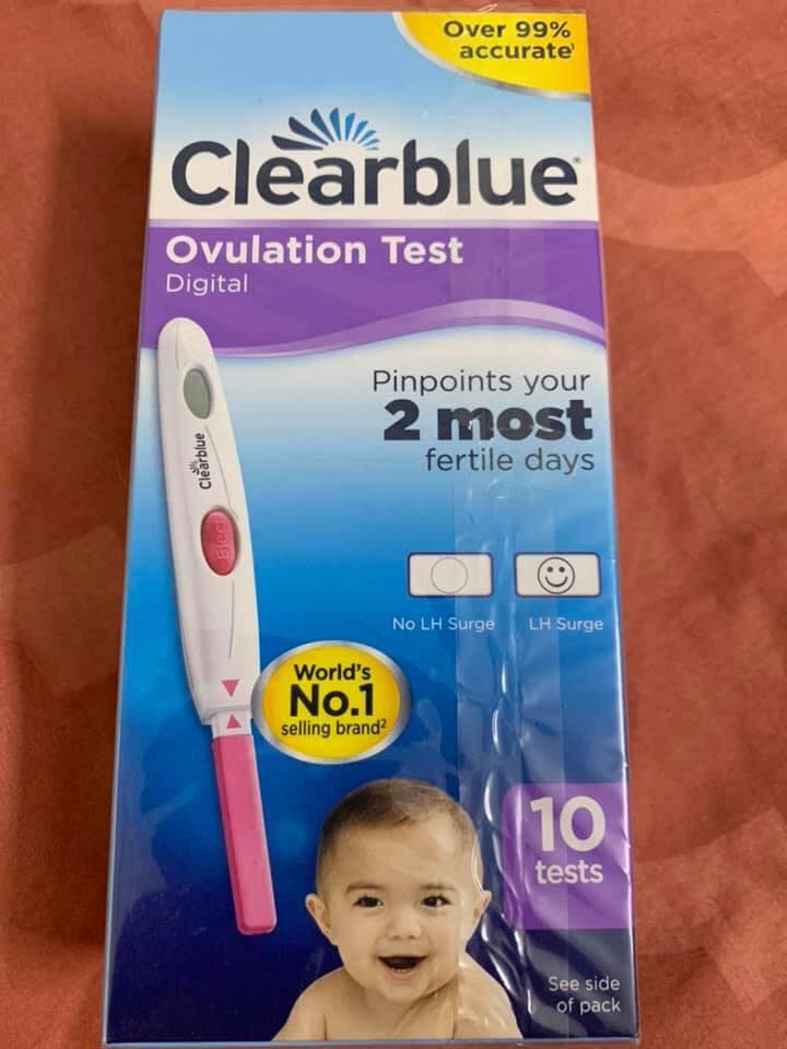 QUE THỬ RỤNG TRỨNG ĐIỆN TỬ CLEARBLUE Úc