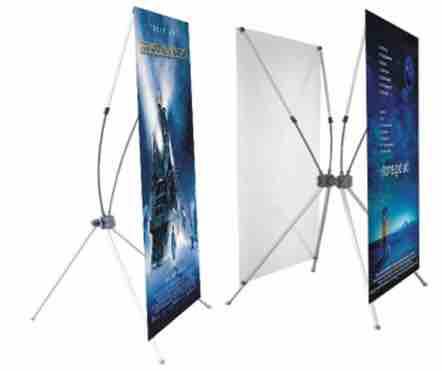 Standee X cường lực 80x180cm