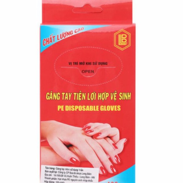 Găng Tay Nilon Dùng 1 Lần (1 Hộp)